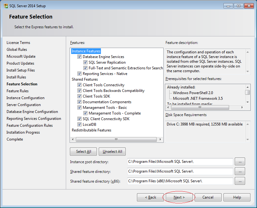 huong dan cai dat va cau hinh sql server express 2014 10